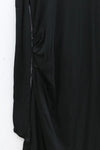 marc le bihan off shoulder pleated dress 2849 E23 black